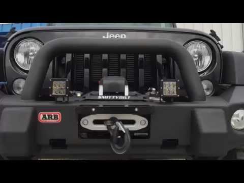 ARB Bumper and Smittybilt Winch on a 2015 Jeep Wrangler