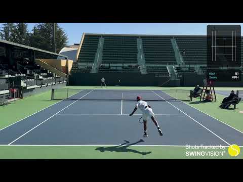 ITA Super Regionals (Round of 16) - Nishesh Basavereddy (Stanford) vs. Oliver Andersson (Gonzaga)