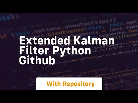 extended kalman filter python github