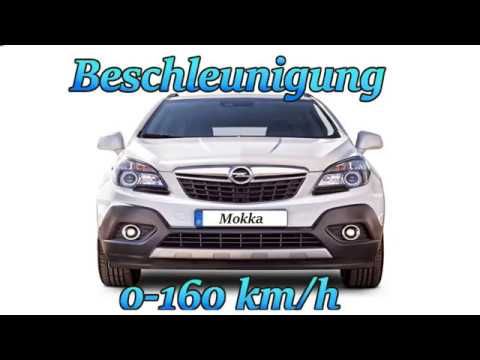 Opel Mokka Turbo Beschleunigung 0-160 km/h 1.4L 140 PS o