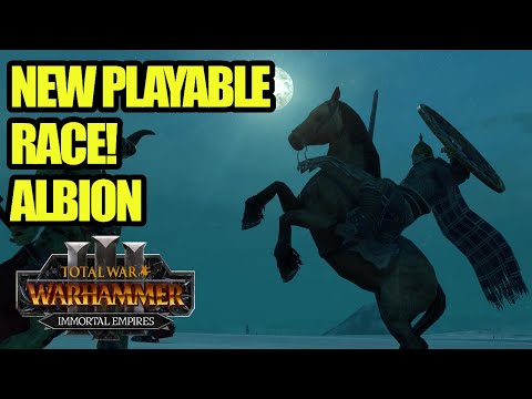 NEW Albion Playable Race - OVN Lost Factions - Immortal Empires - Total War Warhammer 3 - Mod Review