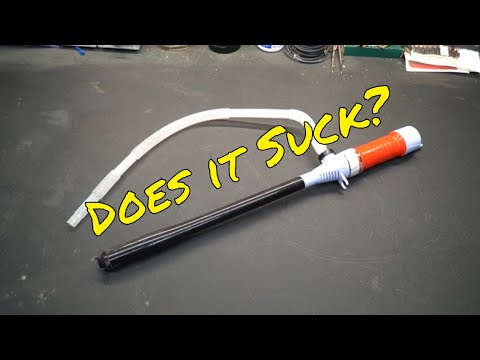 Harbor Freight Battery Operated Liquid Transfer Pump Review, for Gas, Water, and other liquids NTDT!