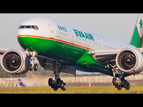 60 MINUTES AIRBUS A380 ONLY - A380 Landing, Departure, Go around ... (4K)