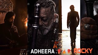 ADHEERA 🆚 ROCKY | KGF Chapter 2 New Status | 4K Full Screen | Yash| Sanjay Dutt|