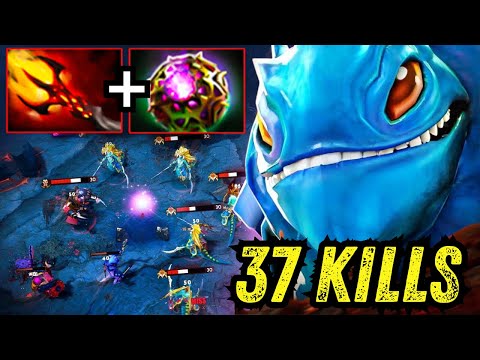 100% Magical Damage Builds 37Kills🔥Dagon + Octarine Core Insane Damage 🔥 Puck Dota 2