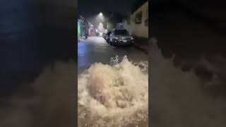 Lluvias también afectan las  calles y avenidas de Palin