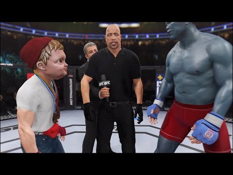 Hasbulla vs. Nightmare Luffy - EA Sports UFC 4 - Crazy UFC 👊🤪