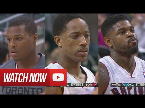 2014.03.21 - Amir Johnson, DeMar DeRozan & Kyle Lowry Full Combined Highlights vs Thunder