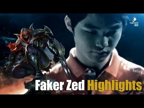 Faker Zed Best Plays of 2014 - Highlights