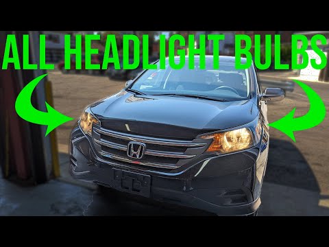 How to Replace Headlight Bulbs - Honda CR-V (2012-2014)