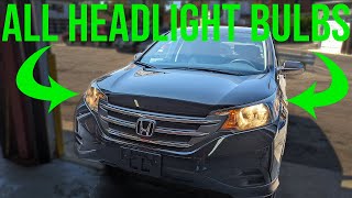 How to Replace Headlight Bulbs - Honda CR-V (2012-2014)