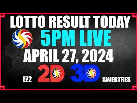 Lotto Result Today 5pm April 27 2024 Ez2 Swertres Result