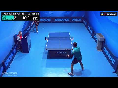 19:40 Yurii Shchepanskyi  - Vadym Hryban 13.07.2023 TT Euro.Cup Ukraine Star. TABLE 4