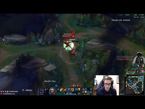 TSM Bjergsen - Taliyah vs Ryze Mid - NA SoloQ (SEASON 8)