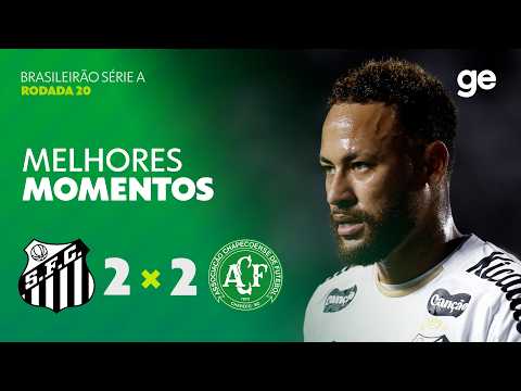 Gols e melhores lances de Santos x Chapecoense