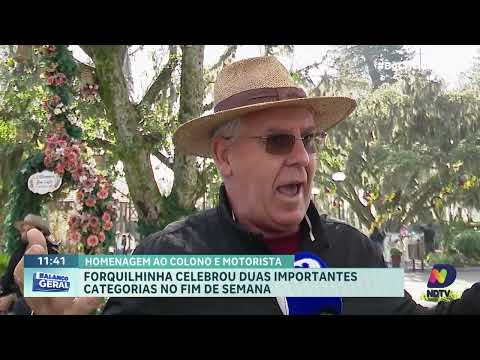 Colonos e motoristas são homenageados em Forquilhinha