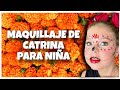 Maquillaje De Catrina Para Niña Fácil Y Rápido