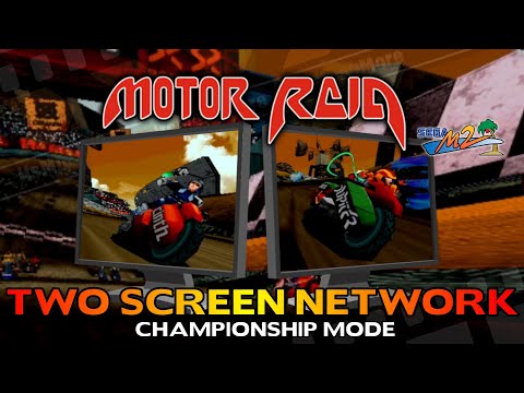 Motor Raid - 2 Screen Network (Model 2 Emulator) - Championship Mode