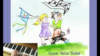Suse liebe Suse was raschelt im Stroh - Deutsches Kinderlied