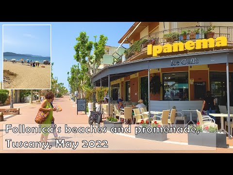 A short vid of a walk around Follonica's beaches and promenade