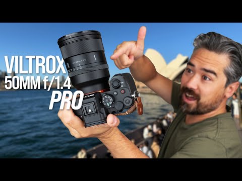 VILTROX 50mm F1.4 Pro FE, HyperVCM Motor Full Frame Prime Lens for Sony E-Mount, AF 50mm f/1.4 Large Aperture Autofocus Camera Lens for Sony A7C A7R A7RII A7RIII A7S A9 ZV-E1 video review thumbnail