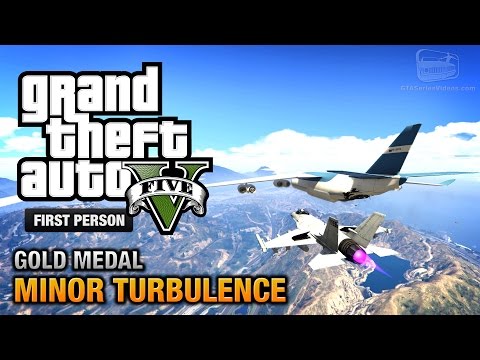 GTA 5 - Mission #47 - Minor Turbulence [First Person Gold Medal Guide - PS4]