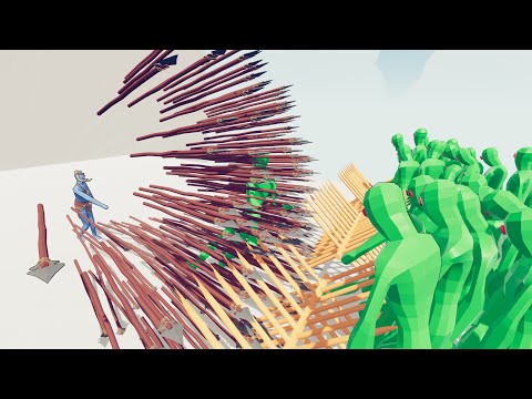 Zombie 100 Units vs God Units - Totally Accurate Battle Simulator TABS