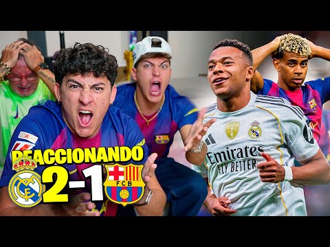 REACCIONANDO al REAL MADRID 2 - 1 FC BARCELONA *ERIC está MUY ENFADADO*