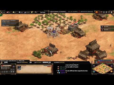 AoE 2 : Définitive Edition - TOURNOI SAUVAGE #1 FINALE - SortiD VS Uzikoti - ARABIA