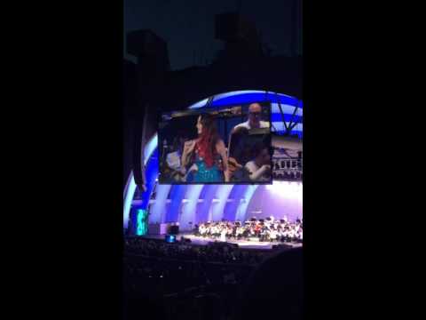 Sara Bareilles singing as Ariel Part of Your World Disney's The Little Mermaid Concert