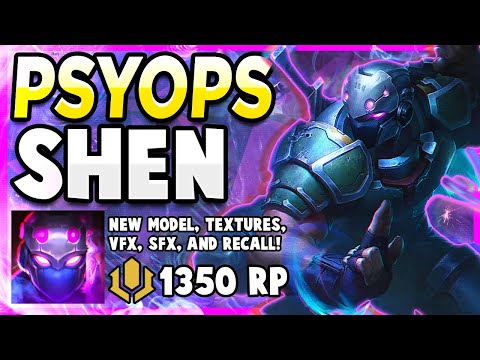 *NEW* PSYOPS SHEN SKIN IS ABSOLUTE PERFECTION! - League of Legends