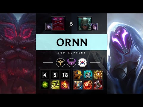 Ornn Support vs Pyke - KR Master Patch 25.07