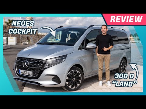 Mercdes V-Klasse 2024 Facelift: 300d Avantgarde | Neues Cockpit, Assistenten & Details im Test