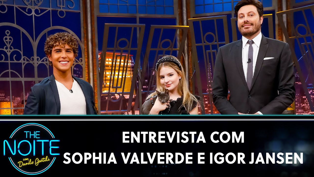 Entrevista com Sophia Valverde e Igor Jansen | The Noite (09/04/21)