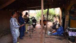 In the studio in Mali with Ali Farka Toure Band