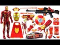 Iron Man Toys Collection Unboxing Review Action Figures Cloak Mask Gloves Pistol Shield Laser Sword