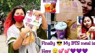 🍟 Trying The McDonald's BTS Meal 🥰💜 Finally (Delhi) | 방탄 소년단 Indian ARMY Honest Review #bts_meal
