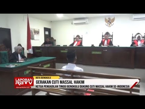 Ketua Pengadilan Tinggi Bengkulu Dukung Cuti Massal Hakim se