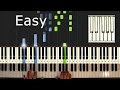 Ludovico Einaudi - Fly - Piano Tutorial Easy - (Intouchables)  - How To Play (Synthesia)