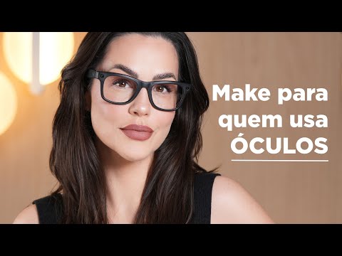 Makeup for people who wear glasses.