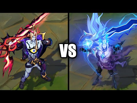 Revenant Reign Viego vs Soul Fighter Viego Skins Comparison (League of Legends)