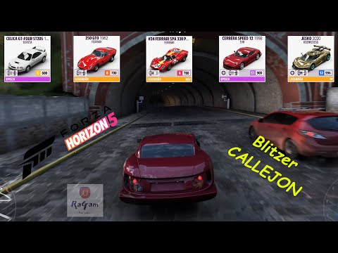 Forza Horizon 5 - CALLEJON Speed Trap - Categories C, B, A, S1 and S2