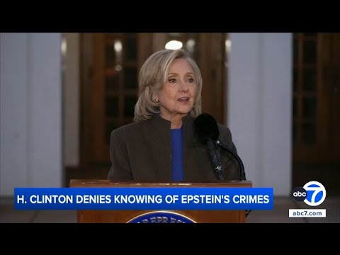 Hillary Clinton after Epstein deposition says she was asked about UFOs, "Pizzagate"