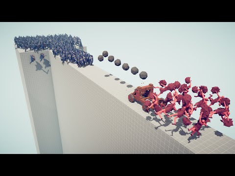 CHEERLEADERS & RAPID FIRE CATAPULT vs ARMIES - Totally Accurate Battle Simulator TABS