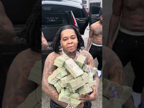 Ytb Fatt Pulls Up In The Hood With 300,000 Cash On Em#viralvideo #rap#motivation