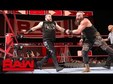 Braun Strowman vs. Kevin Owens - Men's Money in the Bank Qualifying Match: Raw, May 7, 2018