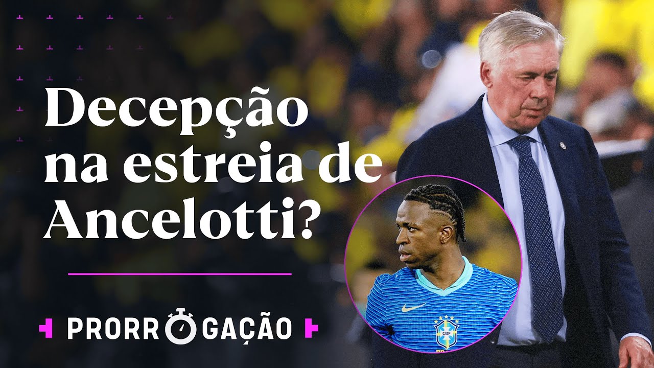 AO VIVO: ESTREIA DE ANCELOTTI NA SELEÇÃO! EQUADOR X BRASIL (PRÉ-JOGO E NARRAÇÃO) | ELIMINATÓRIAS