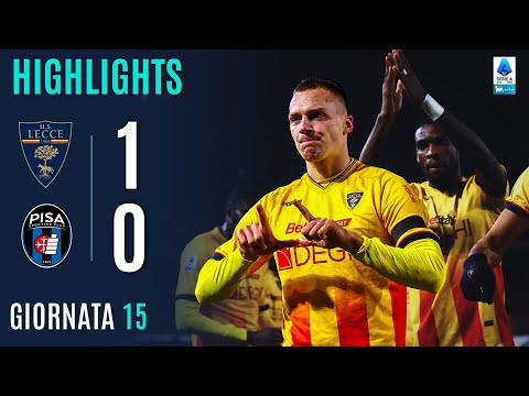 Video highlights della Lecce vs Pisa ( a ) - Giornata 15 - Fantacalcio e fantamedie