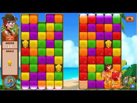Lost Island Blast Adventure Level 73 - No Boosters