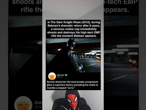 In The Dark Knight Rises (2012), during Batman’s dramatic return after eight years